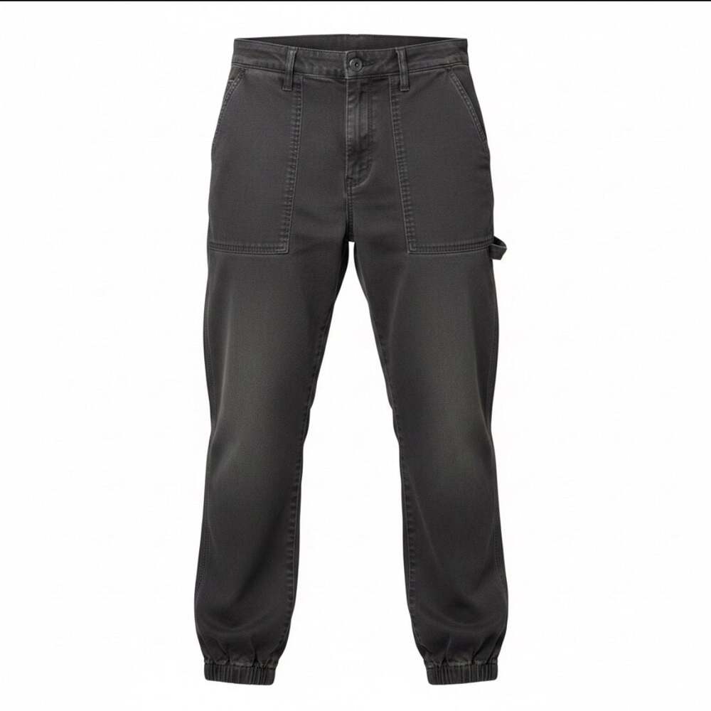 YMI UnisexBlack Utility Jogger Carpenter Pants